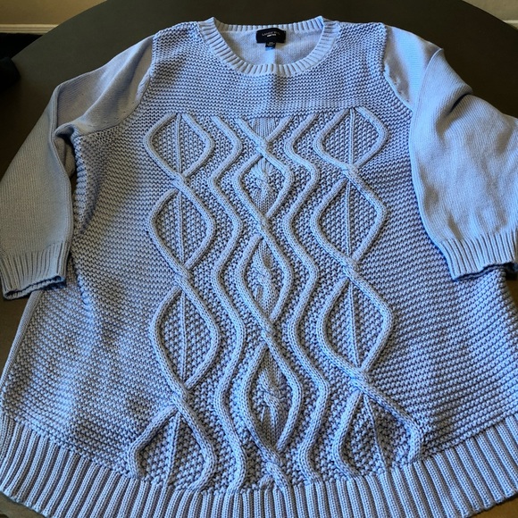 Lands' End Sweaters - Lands End Women’s Plus Drifter Sweater Blue